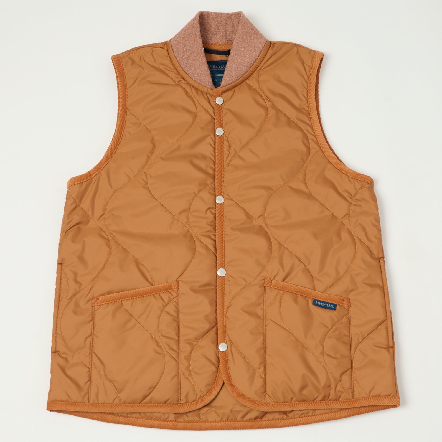 Lavenham Bomber Gilet - Brick