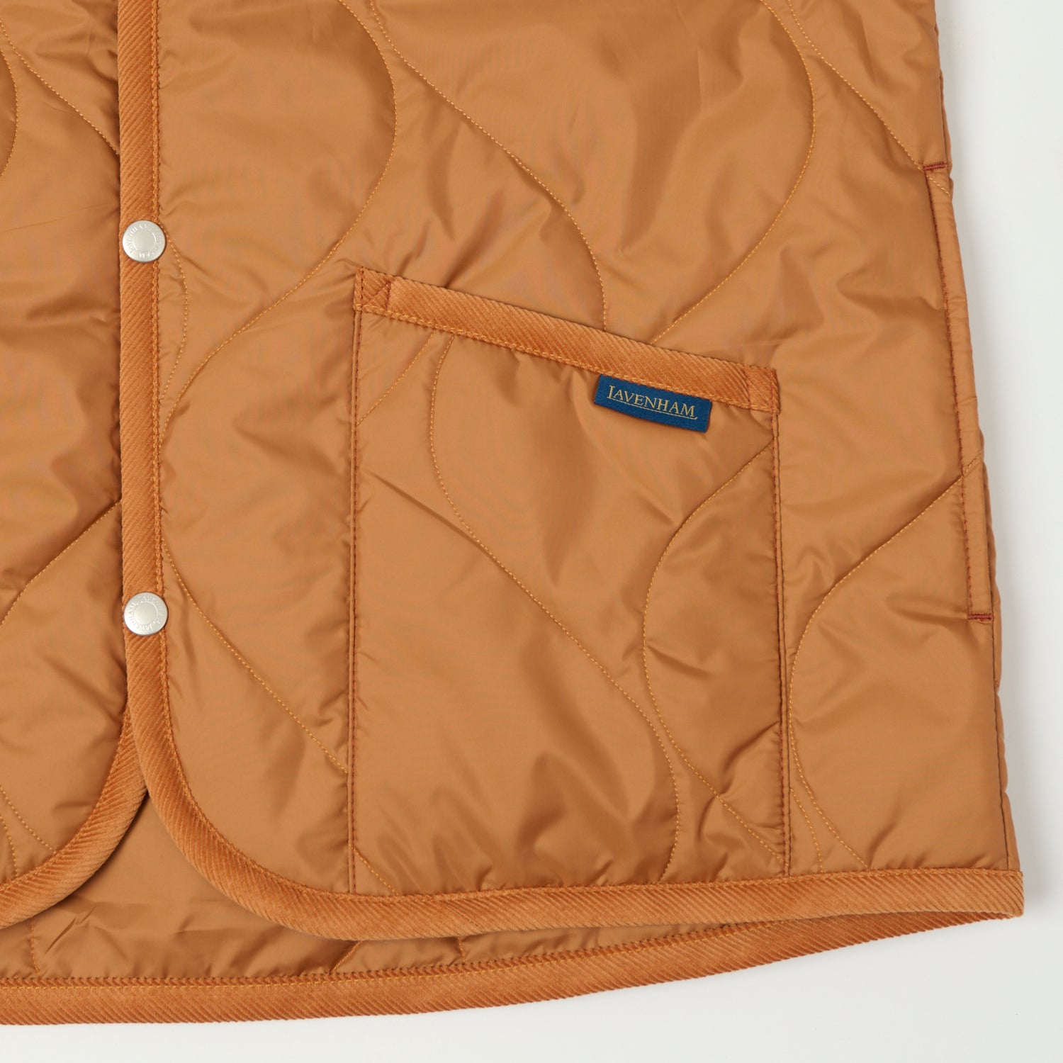 Lavenham Bomber Gilet - Brick