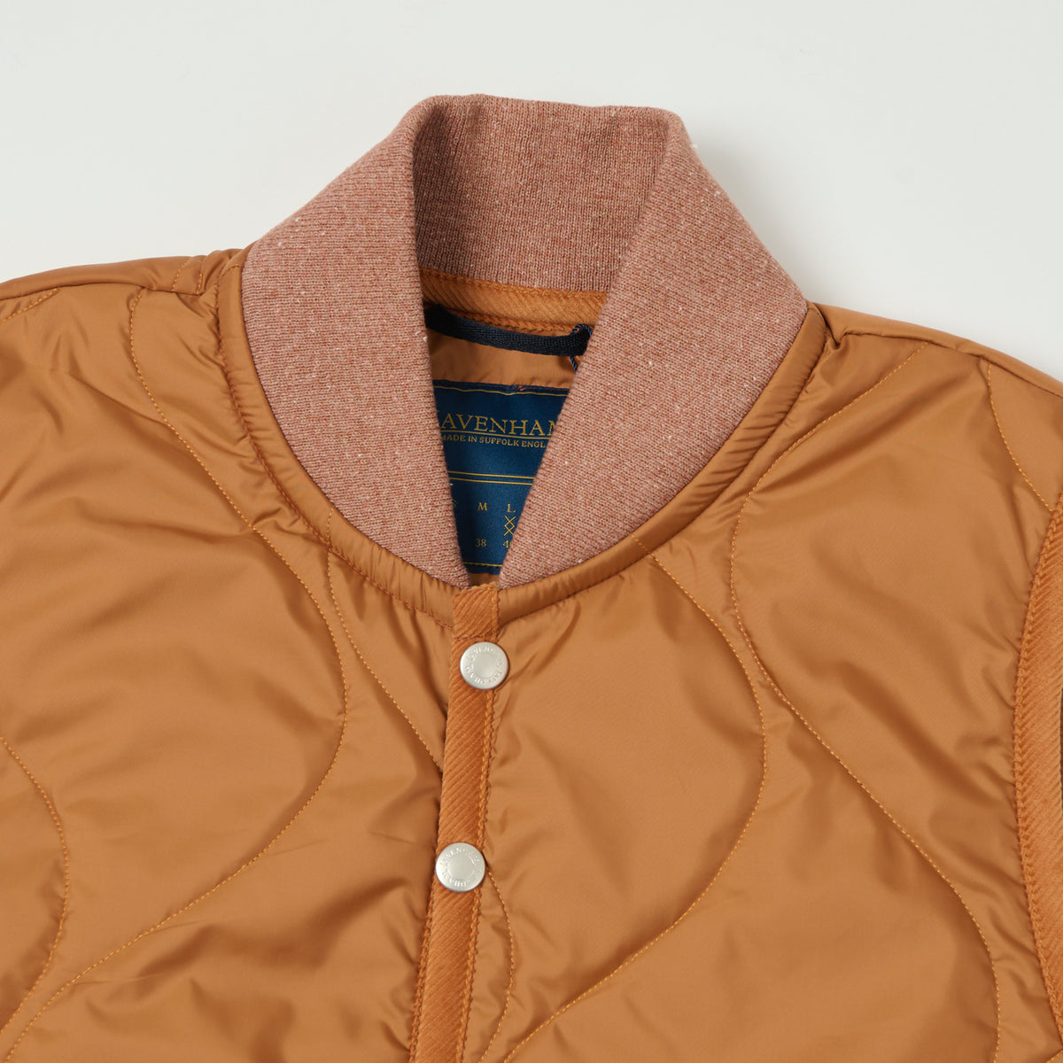 【LAVENHAM for L'ECHOPPE】BIG QUILT GILLET Lavenham Big Quilt Bomber Gilet - Olive Green | SON OF A STAG