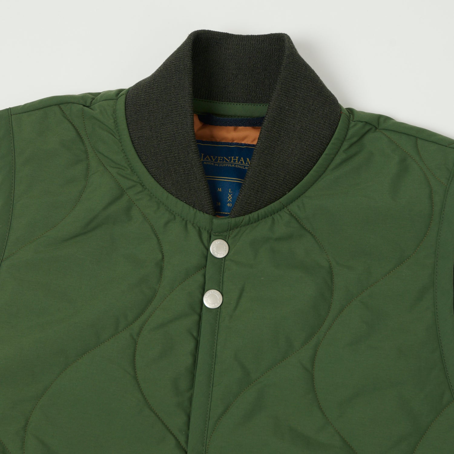 【LAVENHAM for L'ECHOPPE】BIG QUILT GILLET Lavenham Big Quilt Bomber Gilet - Olive Green – SON OF A STAG