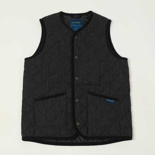 Lavenham Wool Thornham Gilet - Charcoal