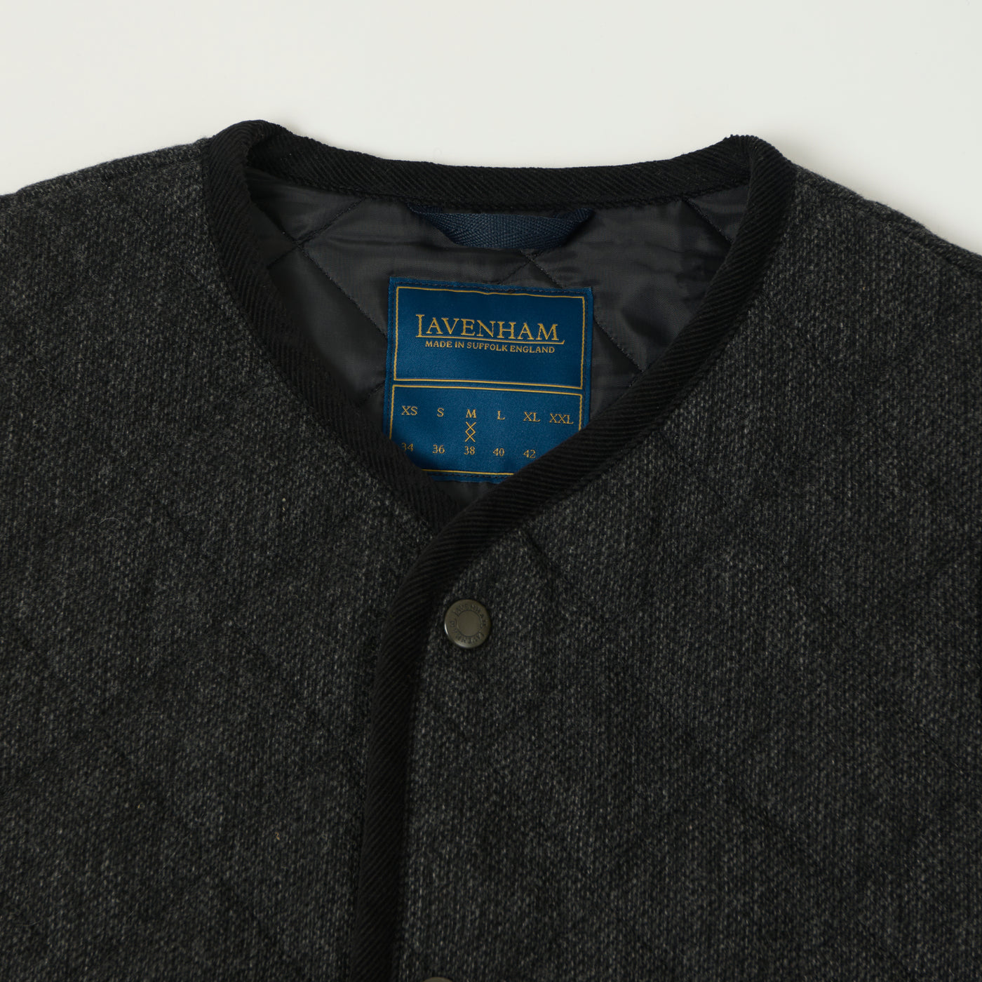 Lavenham Wool Thornham Gilet - Charcoal