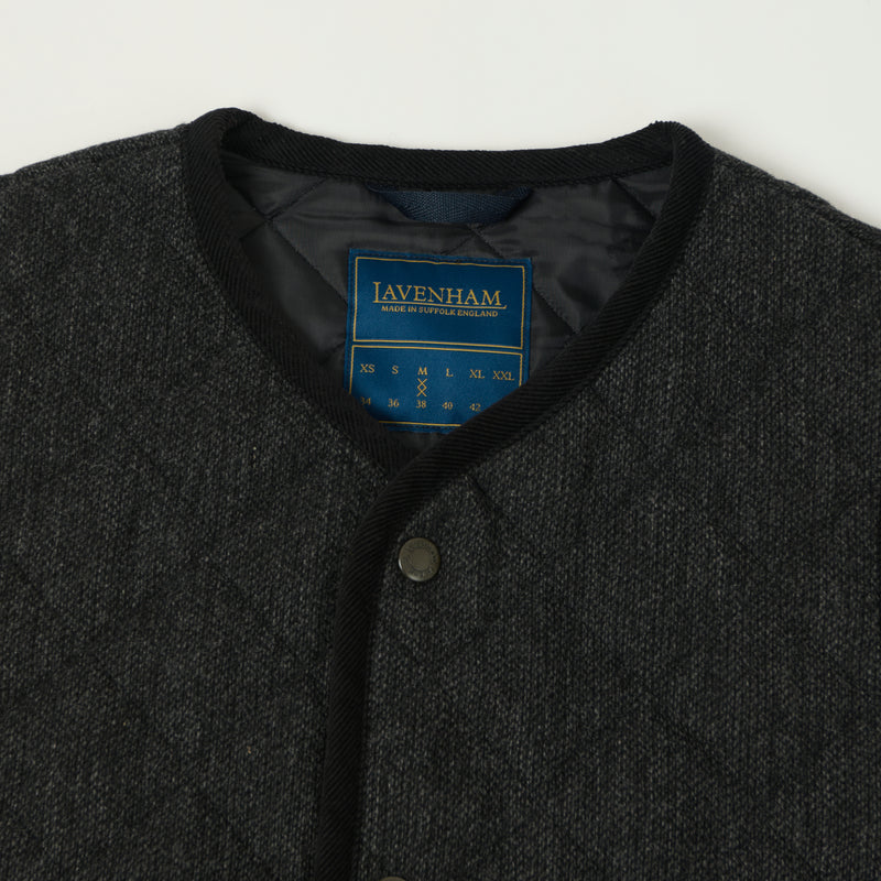 Lavenham Wool Thornham Gilet - Charcoal