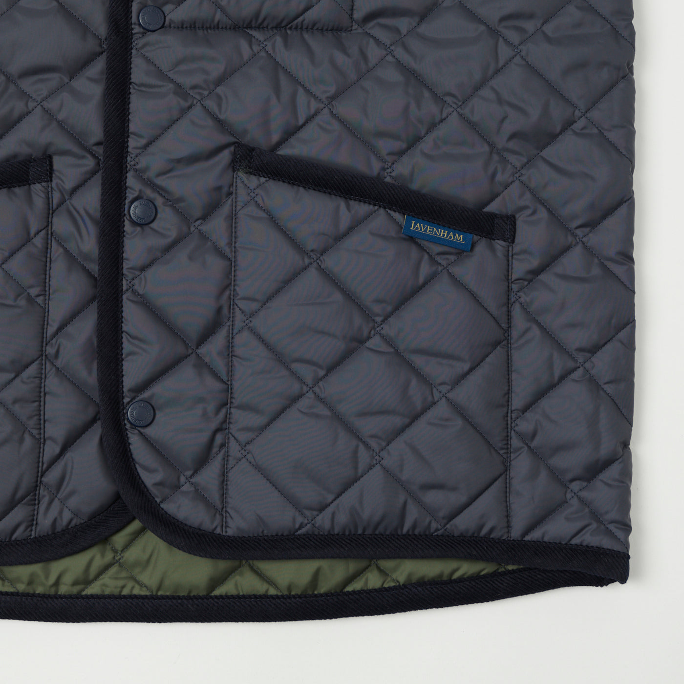 大特価 LAVENHAM_THORNHAMQUILTEDVEST_N トップス