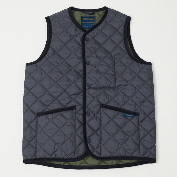 Lavenham Thornham Quilted Gilet - Suffolk Navy/Olive Green – SON