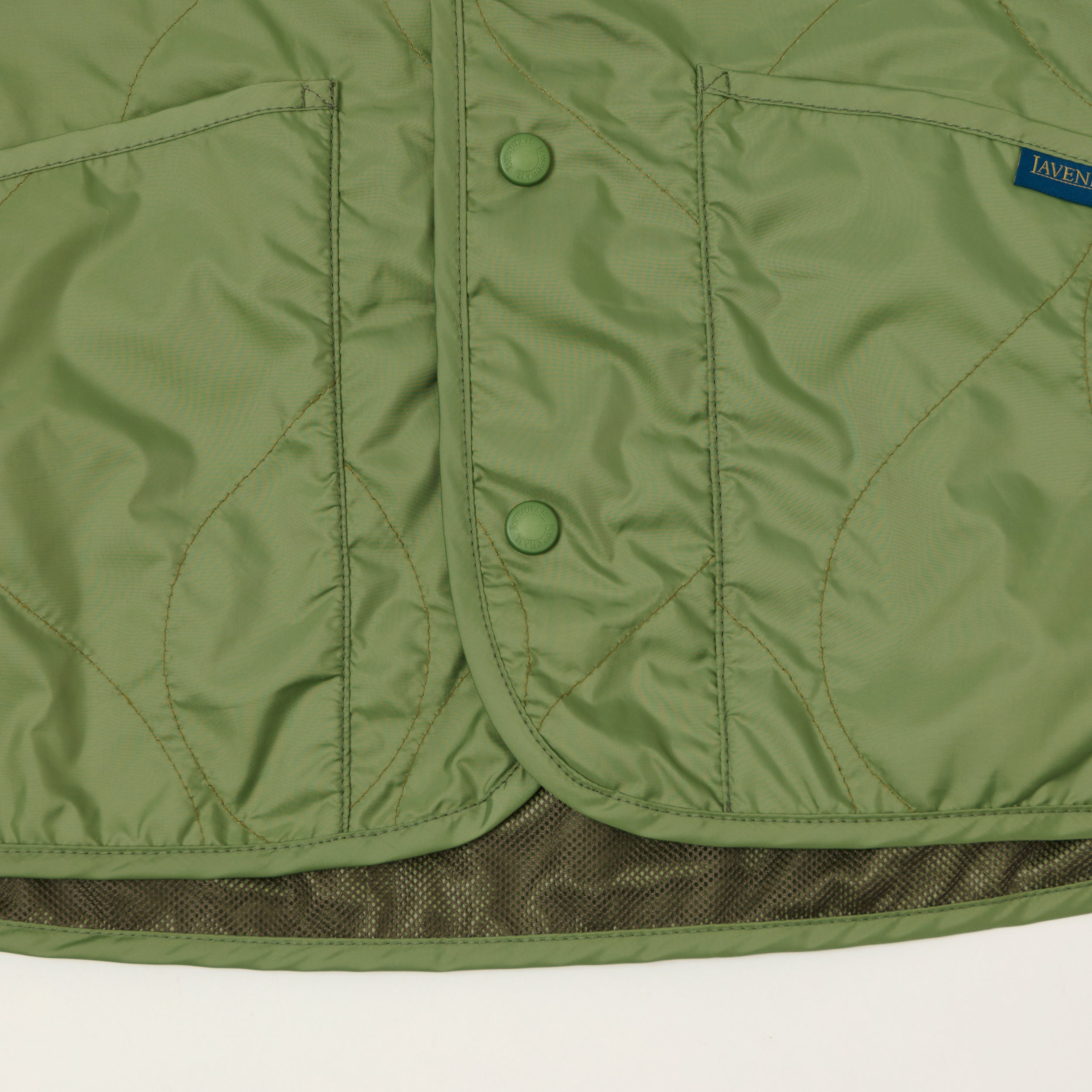 Lavenham Unwadded 'Thornham' Gilet - Green Sward