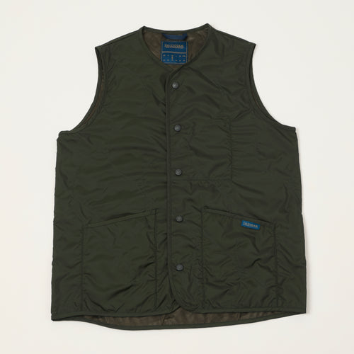 Lavenham Unwadded 'Thornham' Gilet - Rosin Green