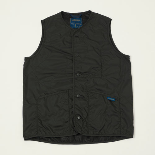 Lavenham Unwadded 'Thornham' Gilet - Sable Black