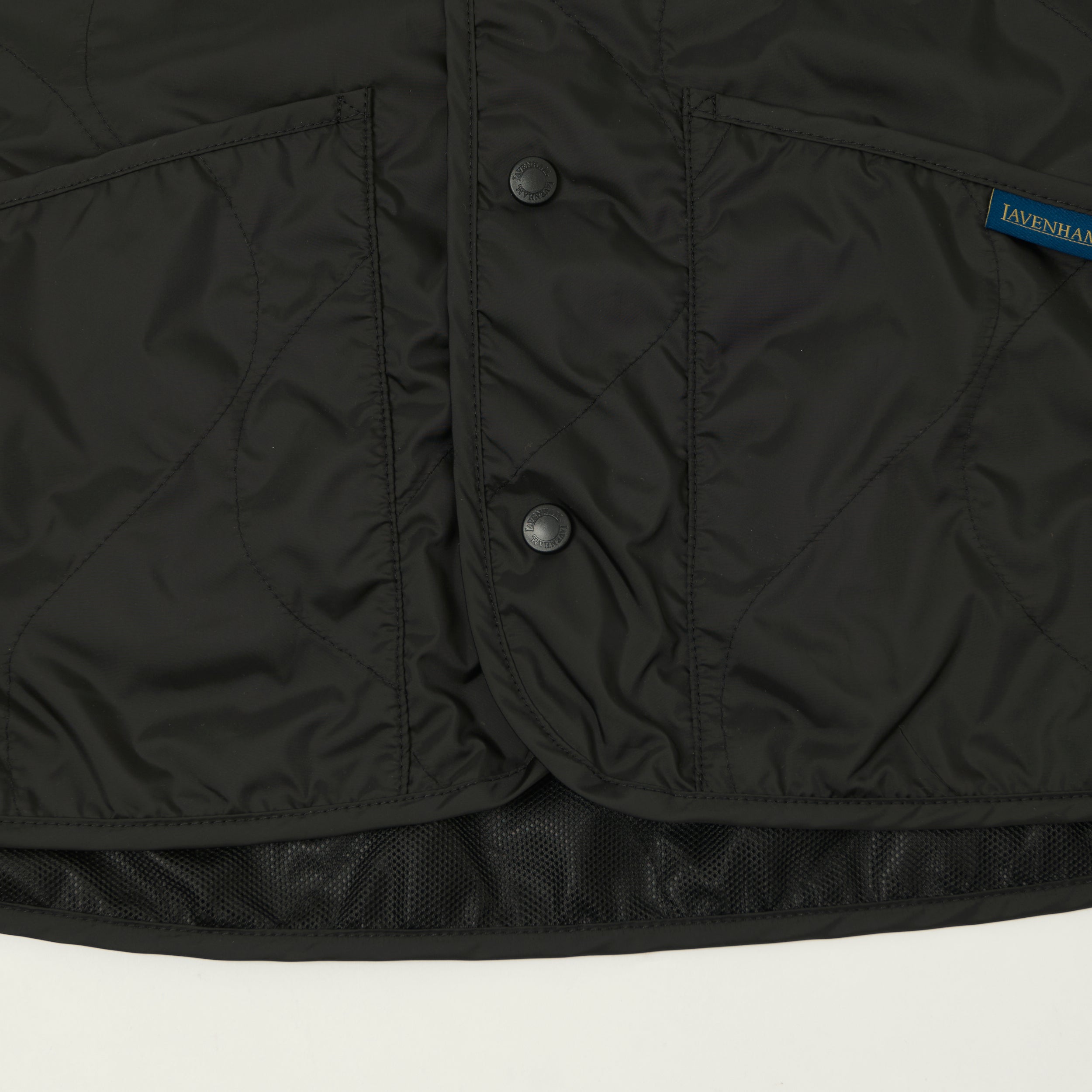 Lavenham Unwadded 'Thornham' Gilet - Sable Black