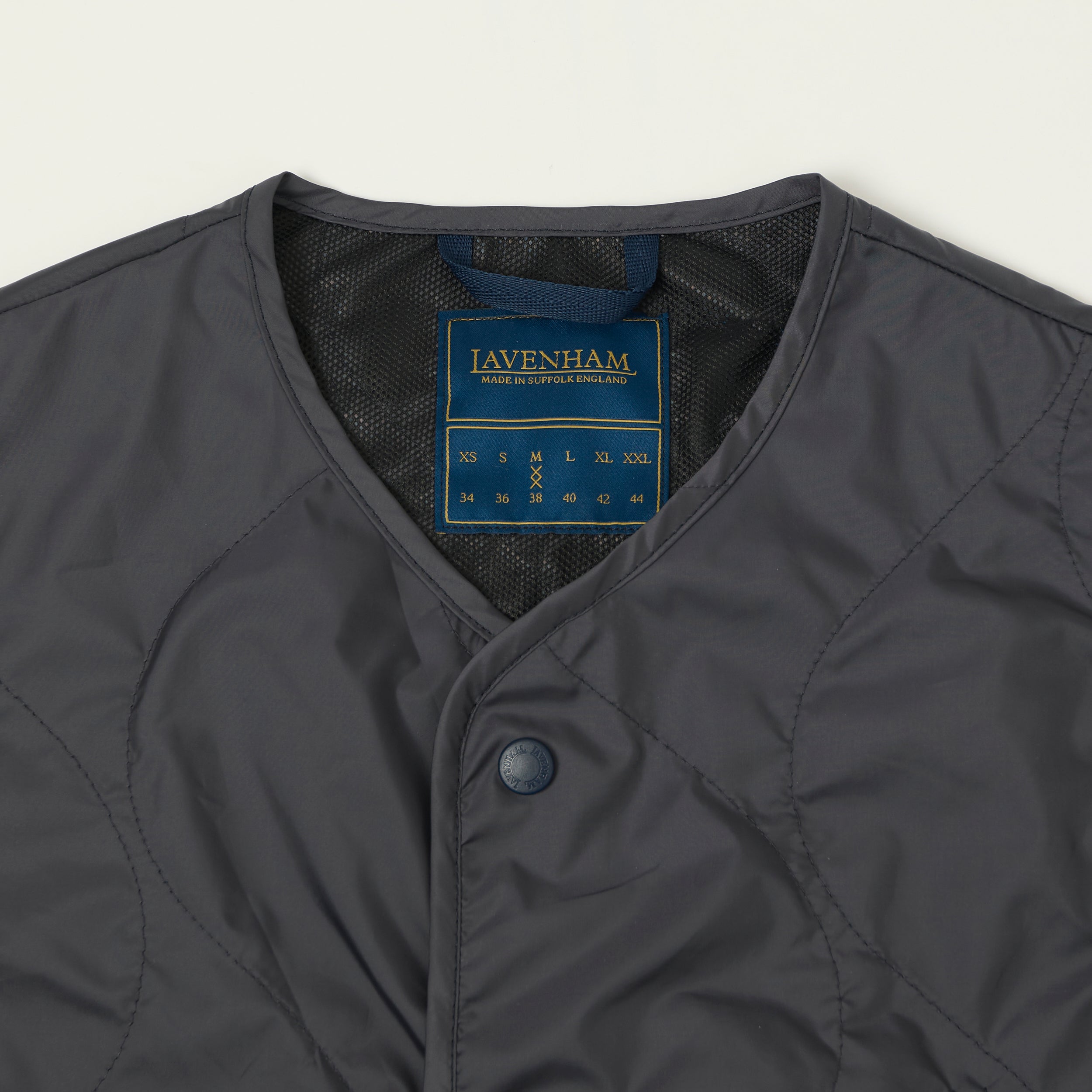 Lavenham Unwadded 'Thornham' Gilet - Suffolk Navy