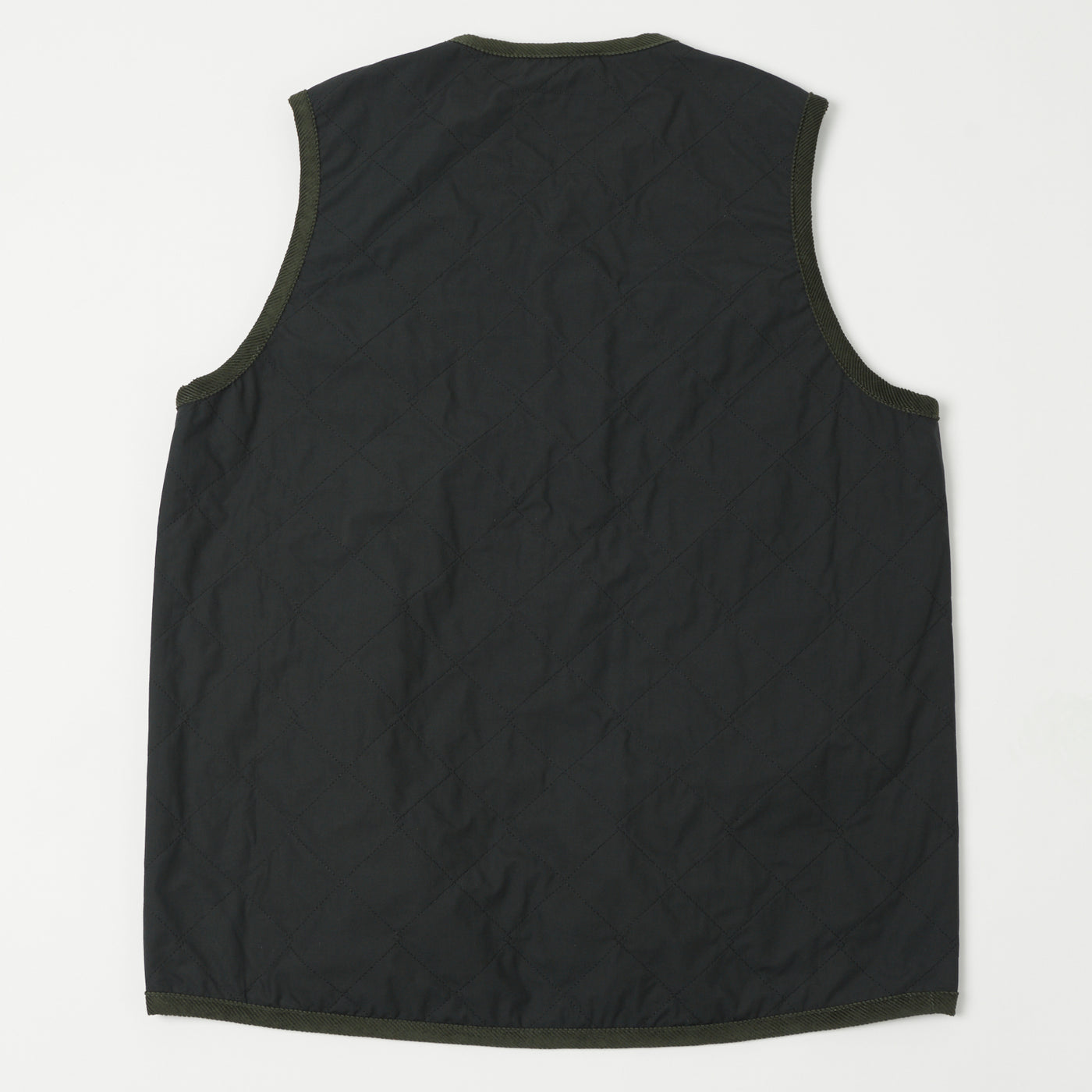 【LAVENHAM for L'ECHOPPE】BIG QUILT GILLET Lavenham Zip Bomber Gilet - Dark Chocolate | SON OF A STAG