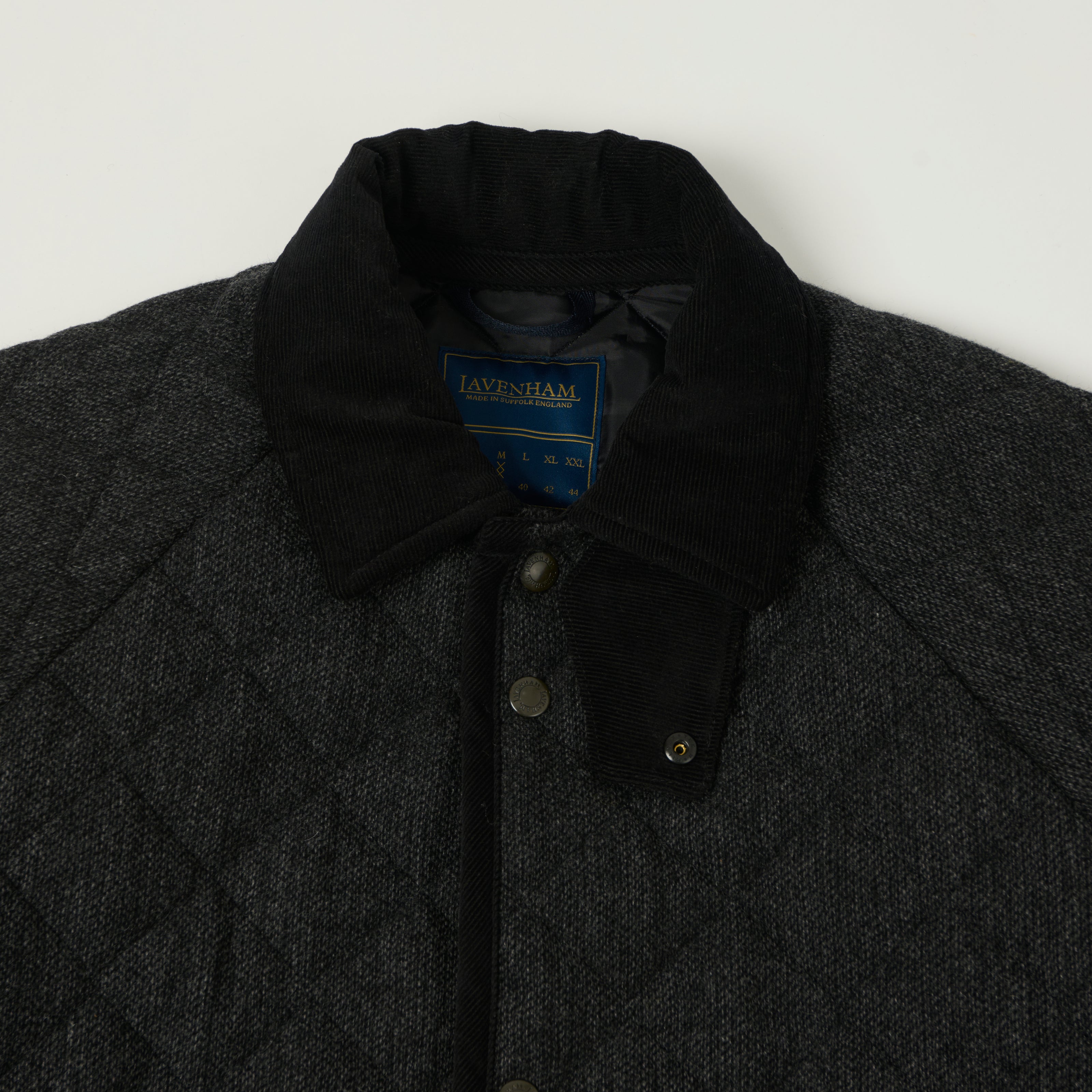 Lavenham Wool Chantry Coat - Charcoal