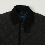 Lavenham 'Son of Stag' Wool Chantry Coat - Charcoal