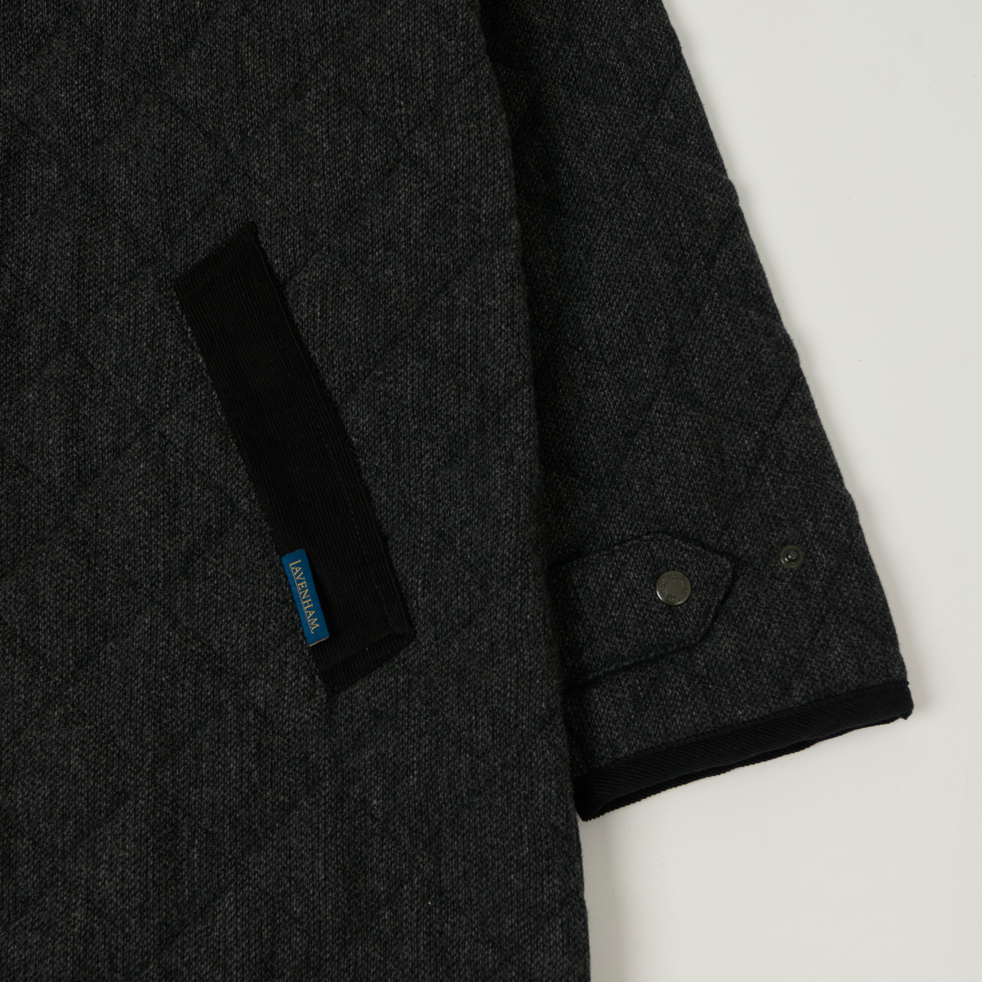 Lavenham Wool Chantry Coat - Charcoal