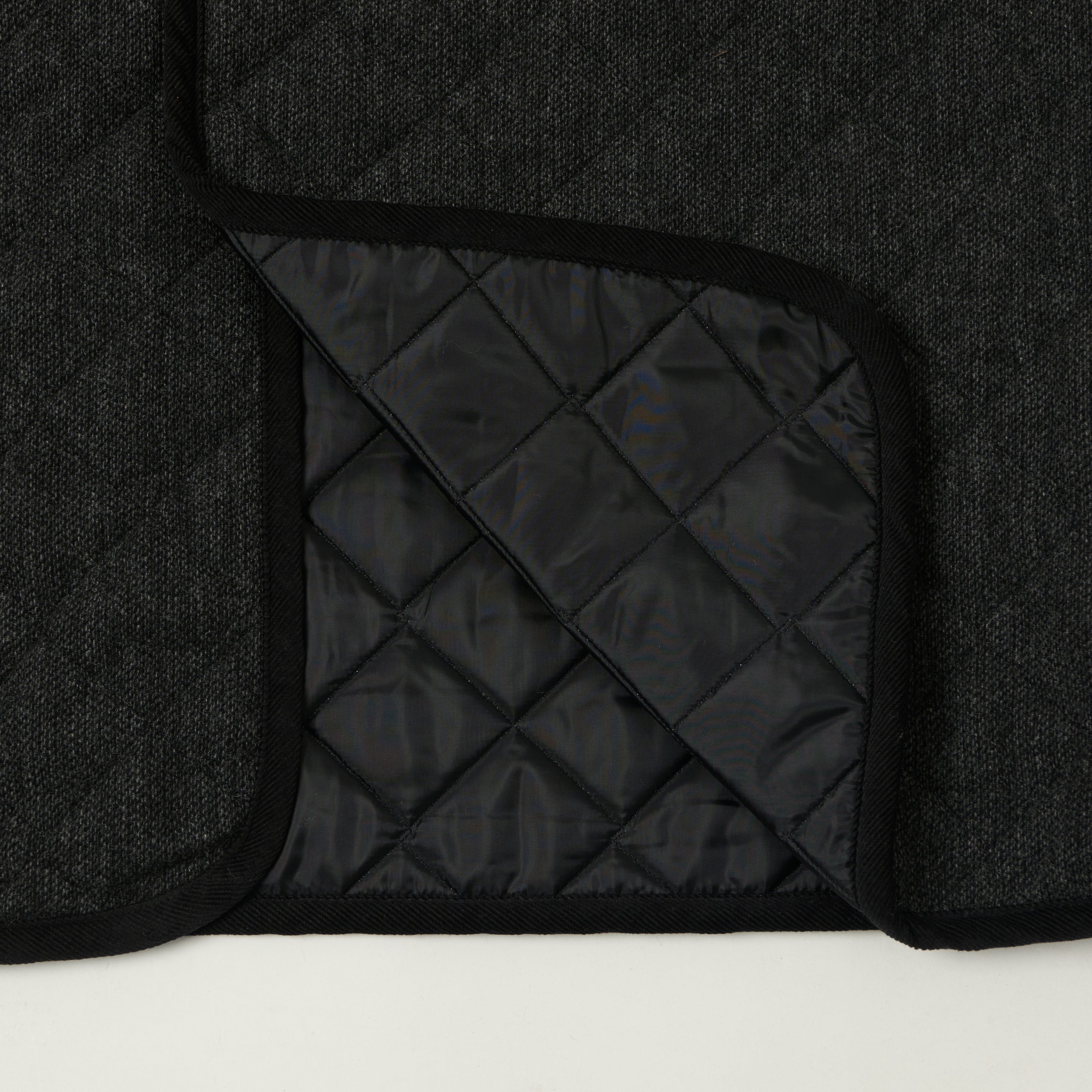 Lavenham Wool Chantry Coat - Charcoal