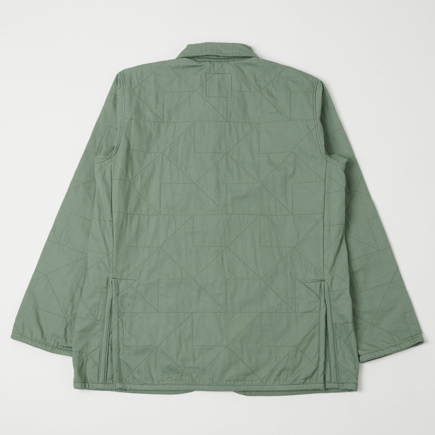 Lavenham Unwadded Worker Raydon Jacket - Leaf Green