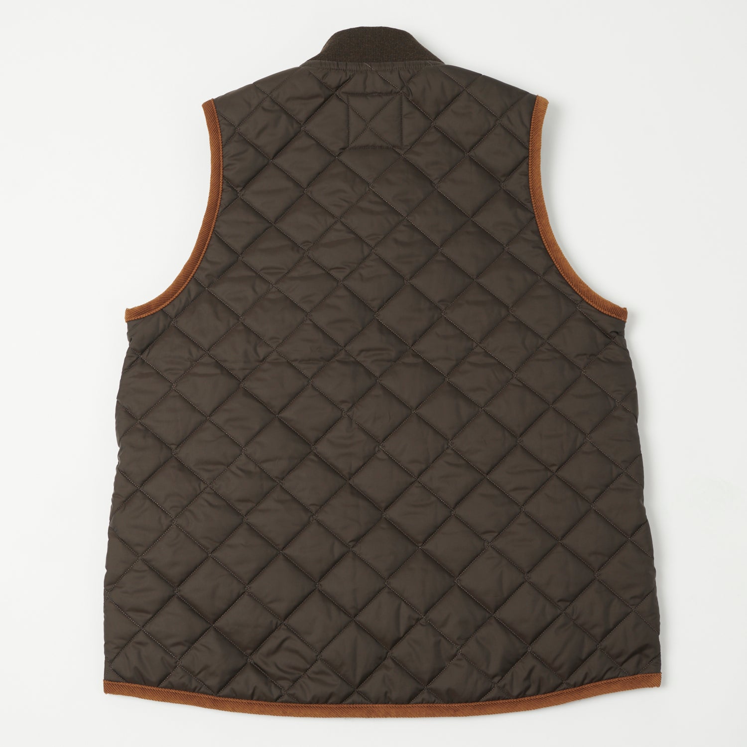 Lavenham Zip Bomber Gilet - Dark Chocolate