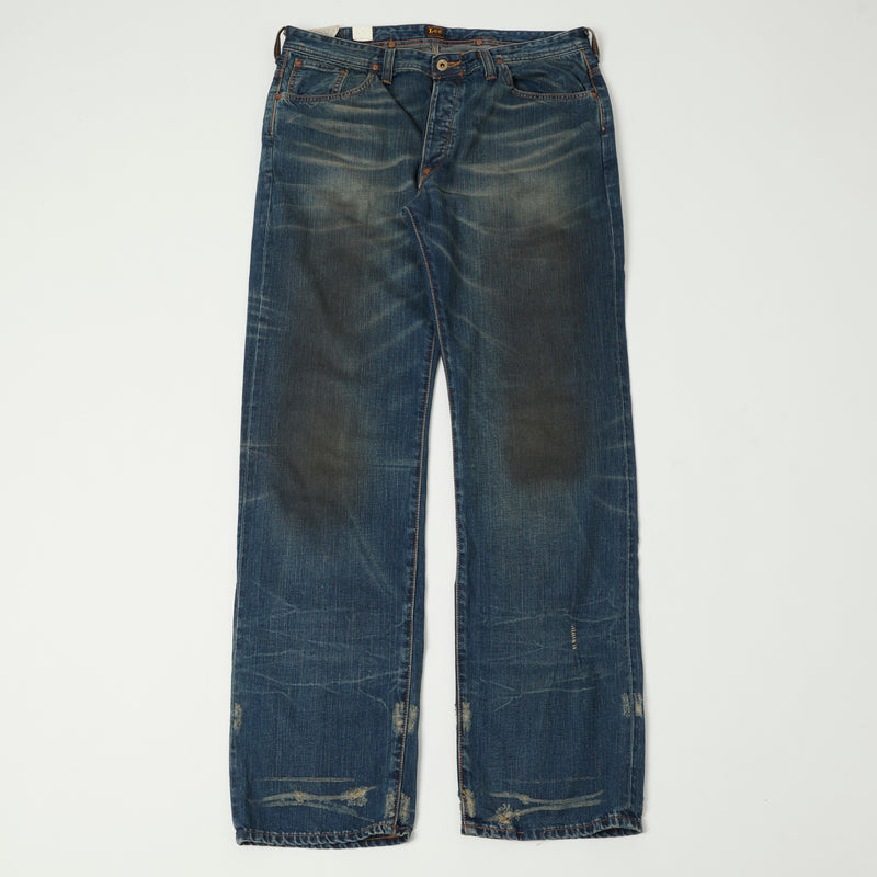 Lee Archives 1937 Cowboy 101b Wide Straight Jean - Mid Wash
