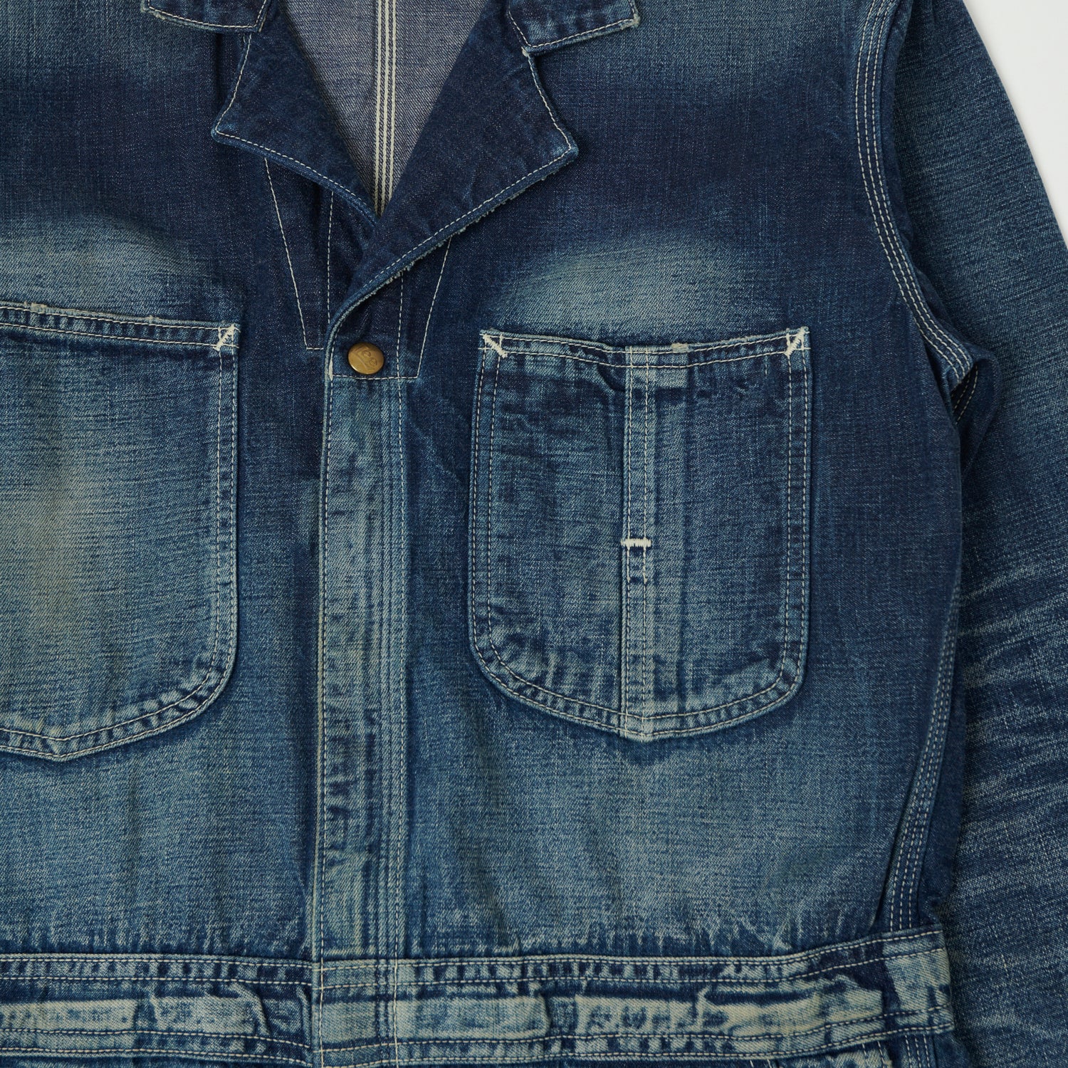 Lee Archives 1950's 'Union Alls' Overalls - Light Wash