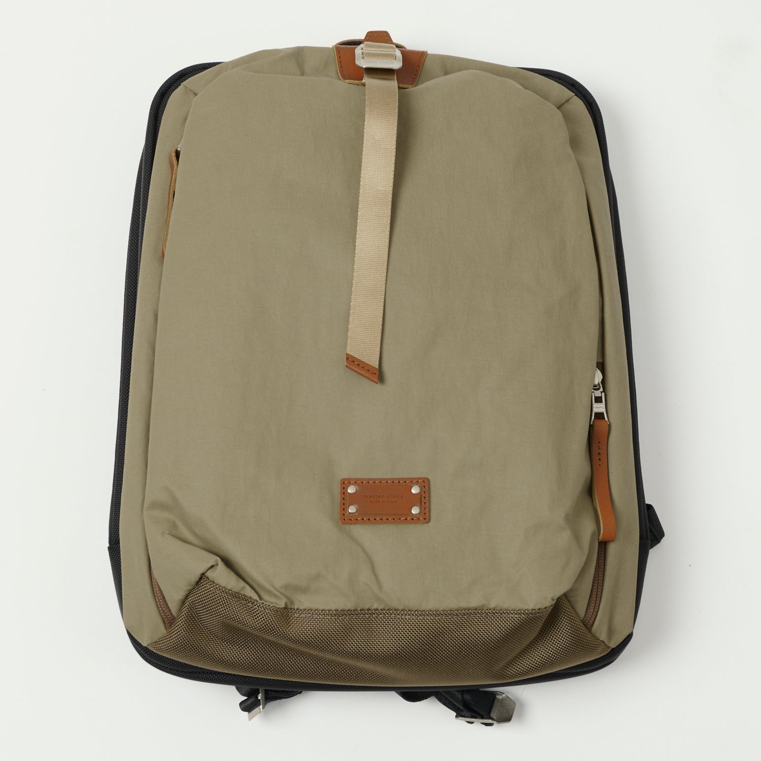 Master-Piece 04071 Medium Bump Backpack - Beige