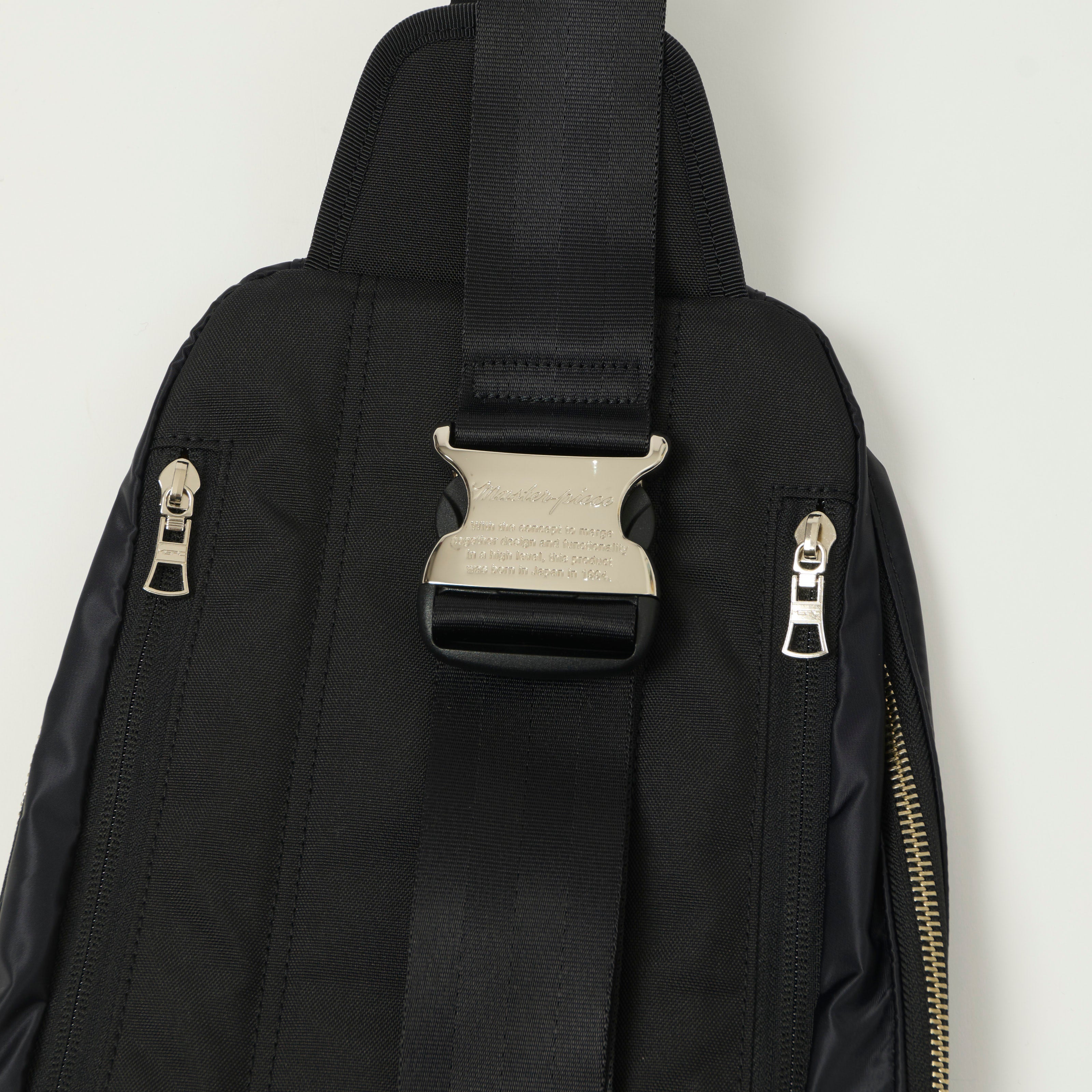 Master-Piece Lightning Sling Bag - Black