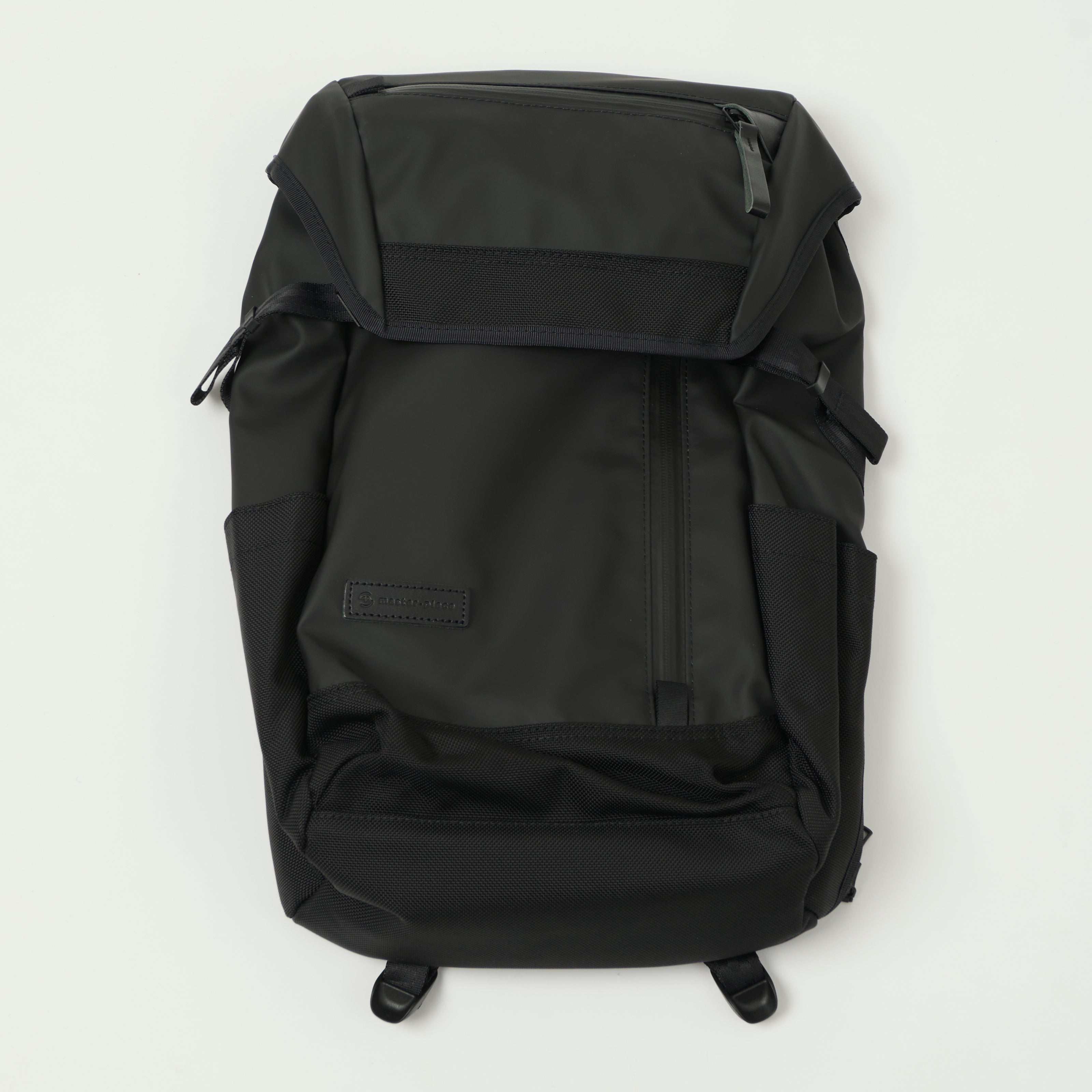 Master-Piece Slick Flap Backpack - Black