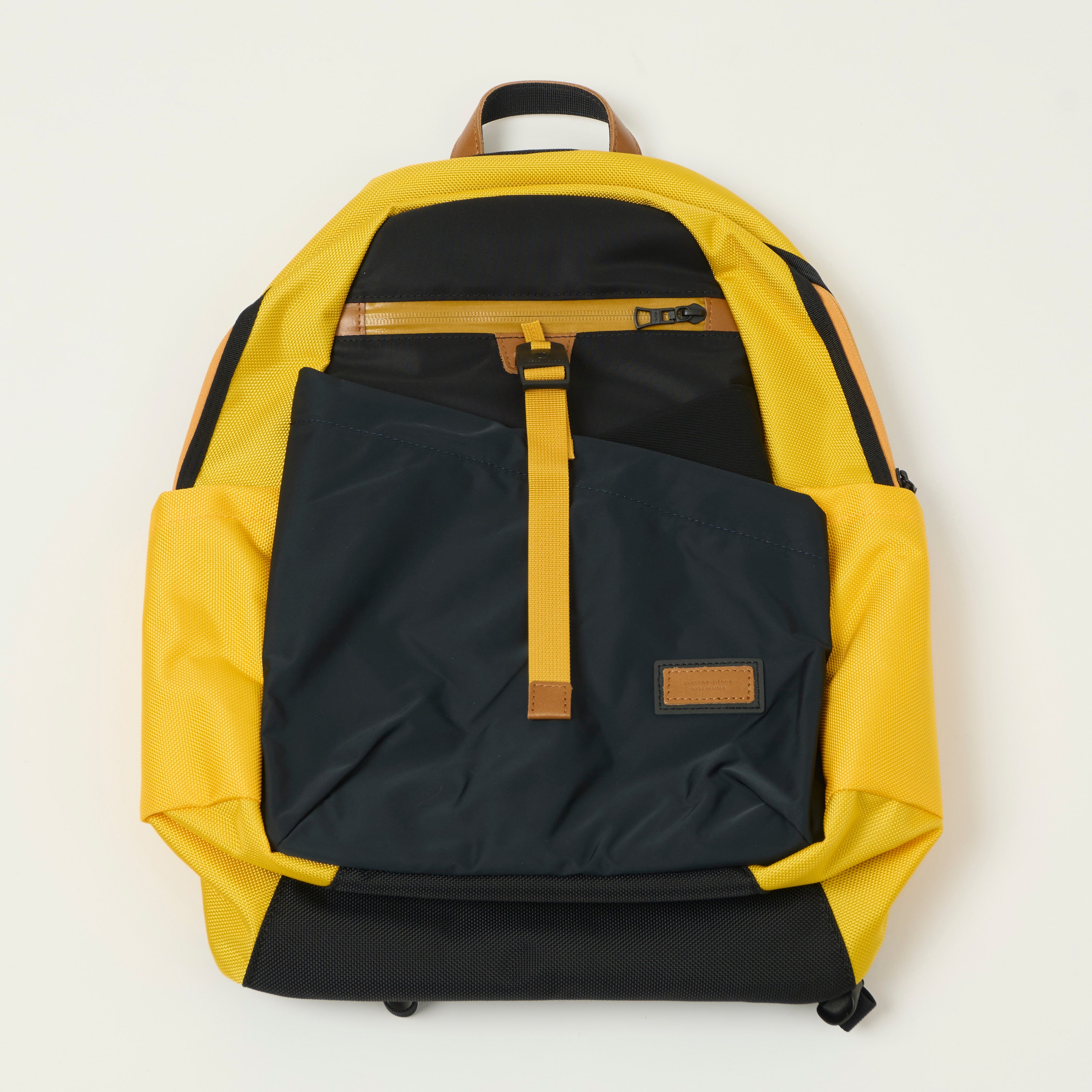 Master-Piece Scramble Backpack - Navy/Yellow