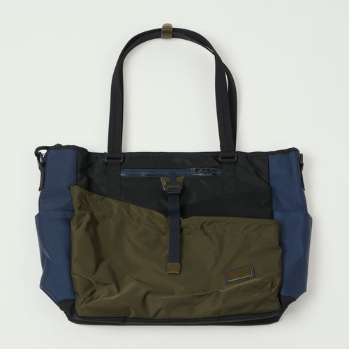 Master-Piece Scramble Tote Bag - Navy