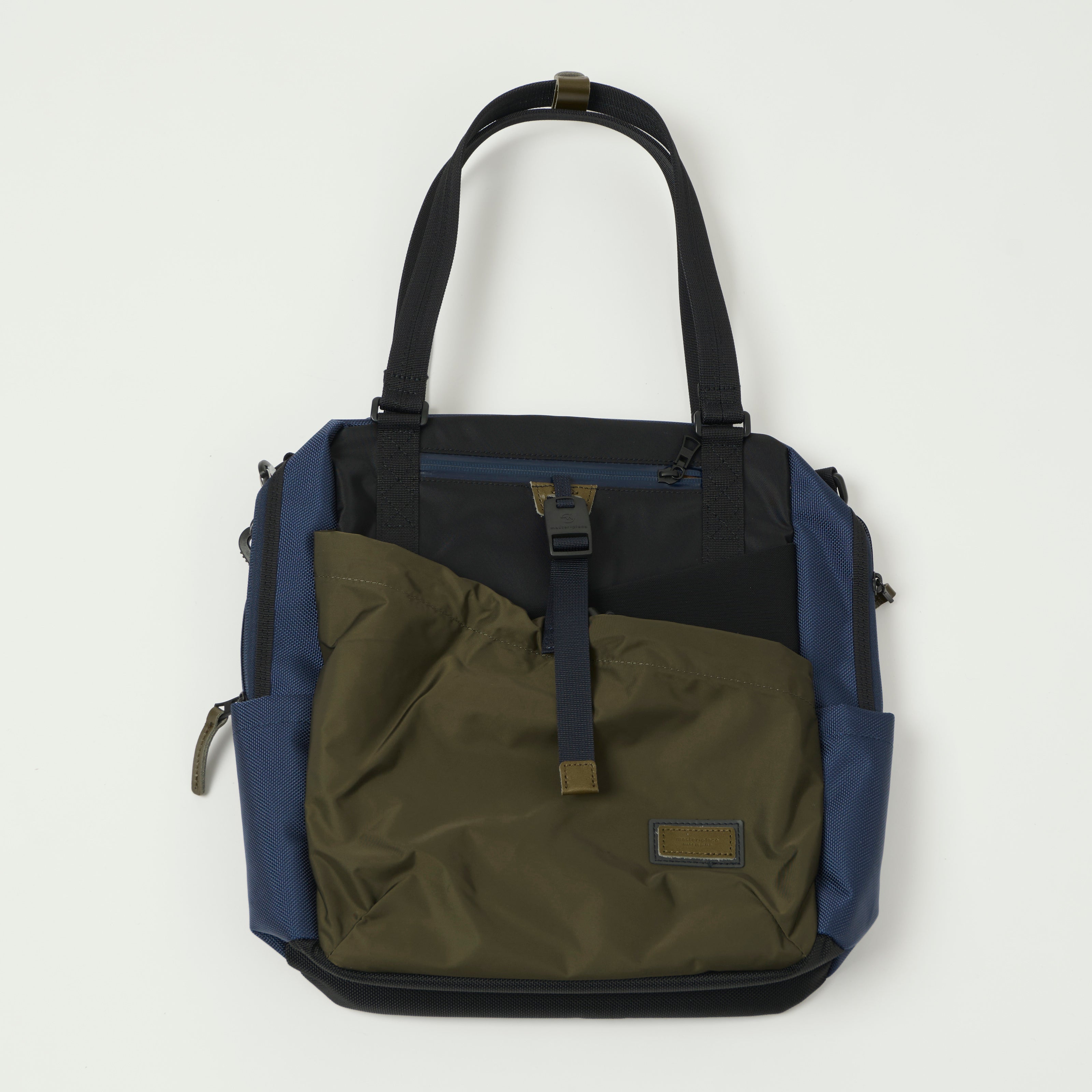 Master-Piece Scramble Duffle Bag - Navy