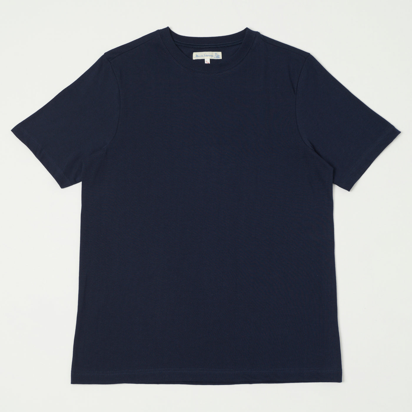 Merz b. Schwanen 1940s Relaxed Lightweight T-Shirt - Ink Blue