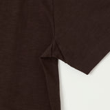 Merz b. Schwanen 215 Classic Crew Neck Tee - Coffee