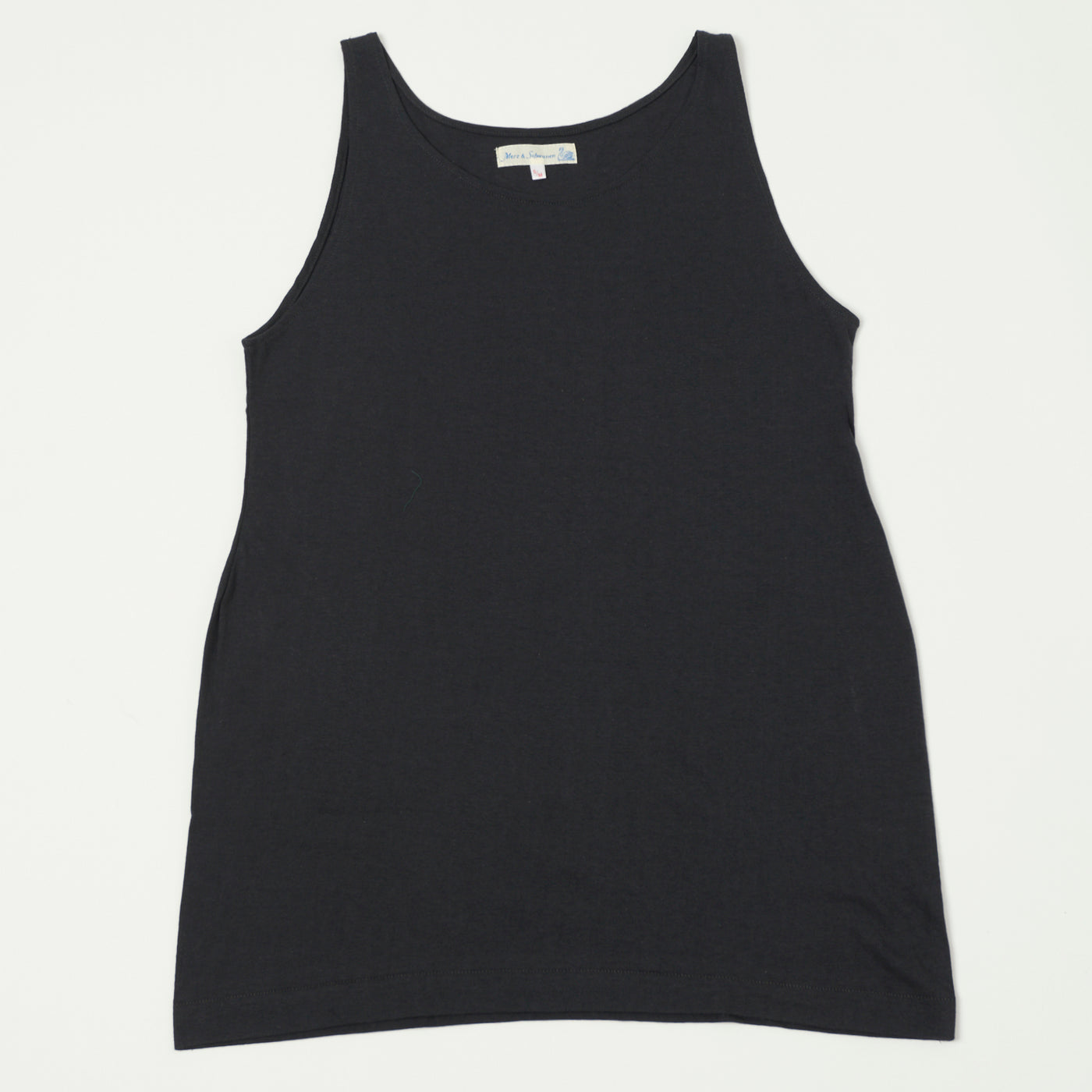 Merz b. Schwanen 136 Lightweight Tank Top - Charcoal