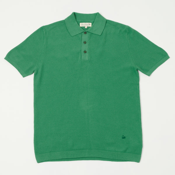 トップス MARINE SERRE KNIT POLO Marine Serre Moon Diamant cable-knit Polo Top | Brown