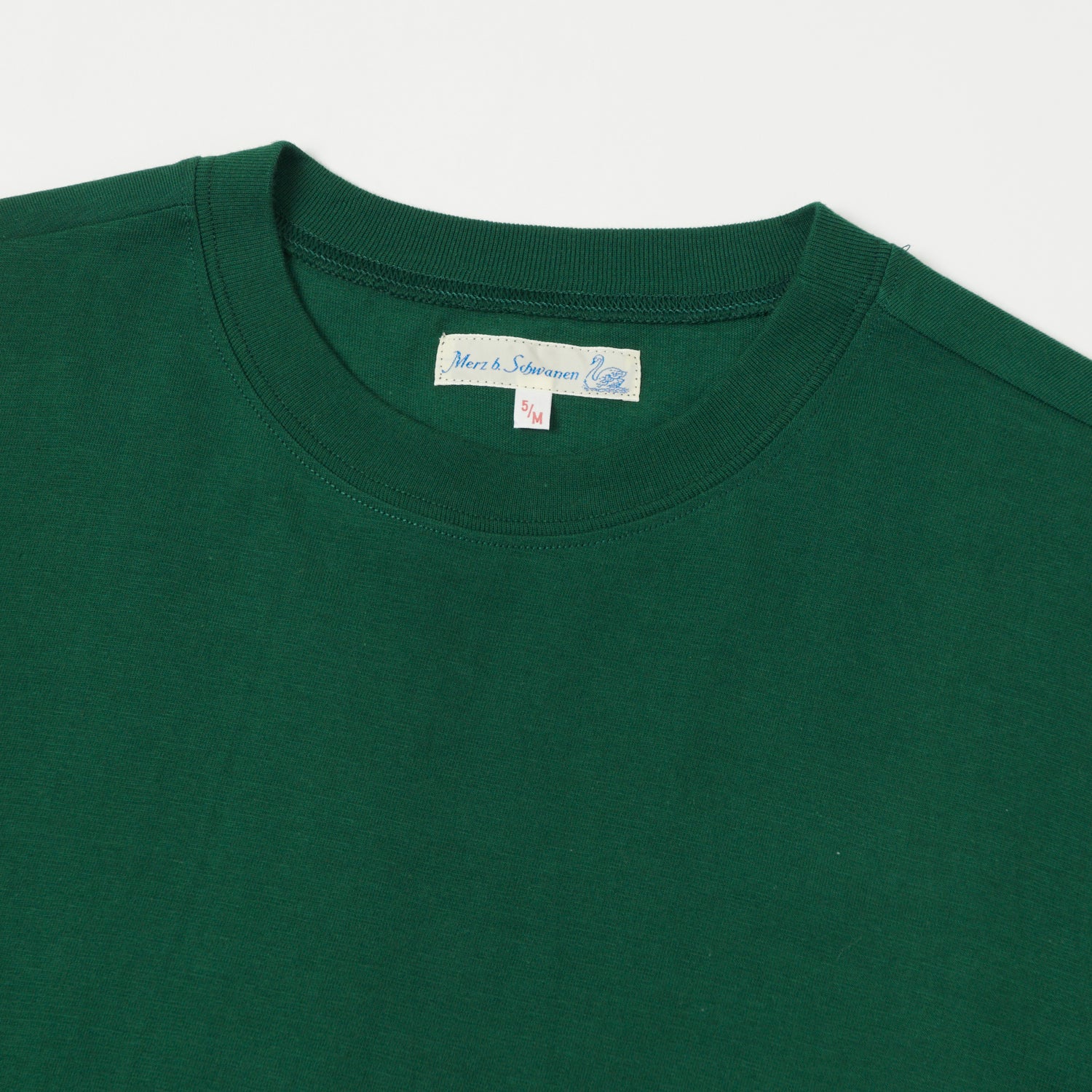 Merz b. Schwanen 1940s Relaxed Lightweight T-Shirt  - Classic Green