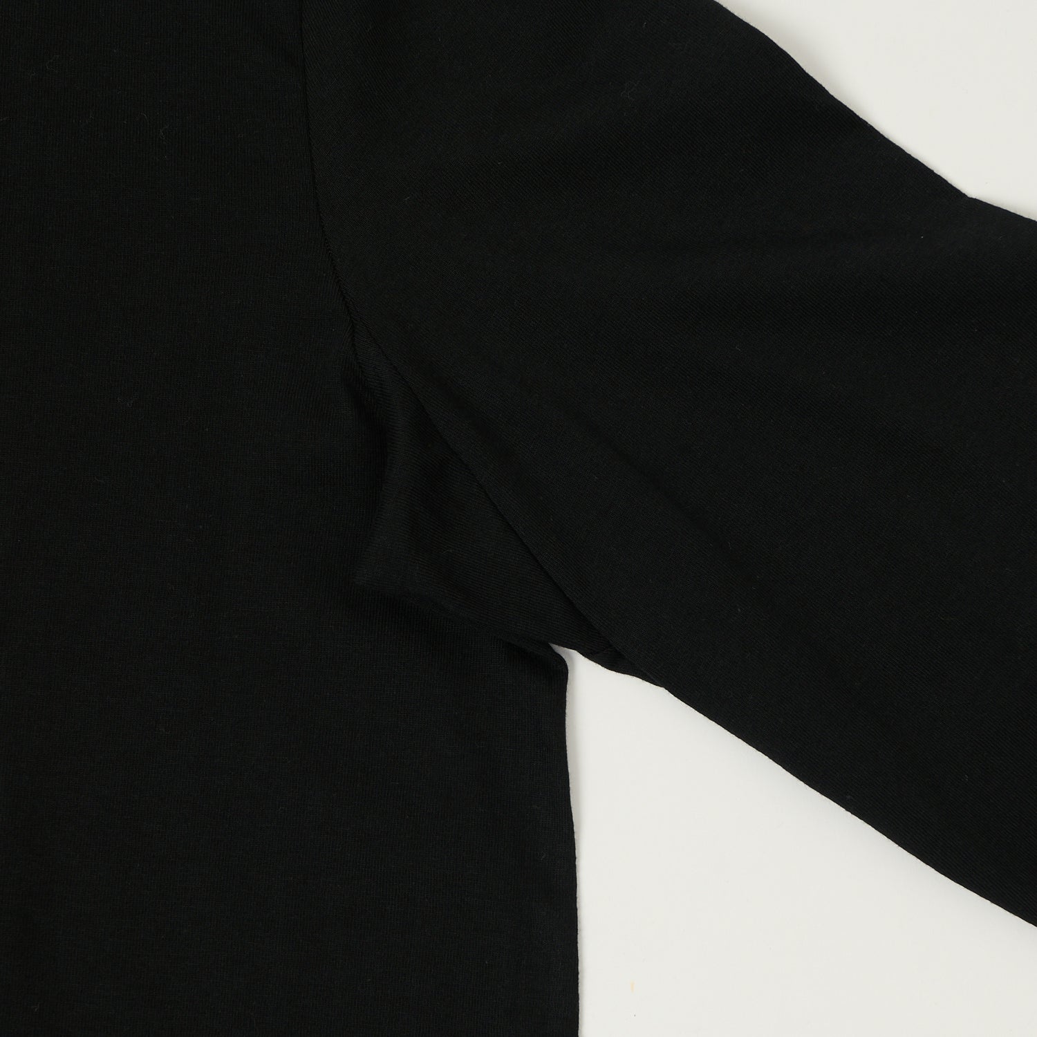 Merz b. Schwanen 1950sLS Lightweight Long Sleeve T-Shirt - Deep Black