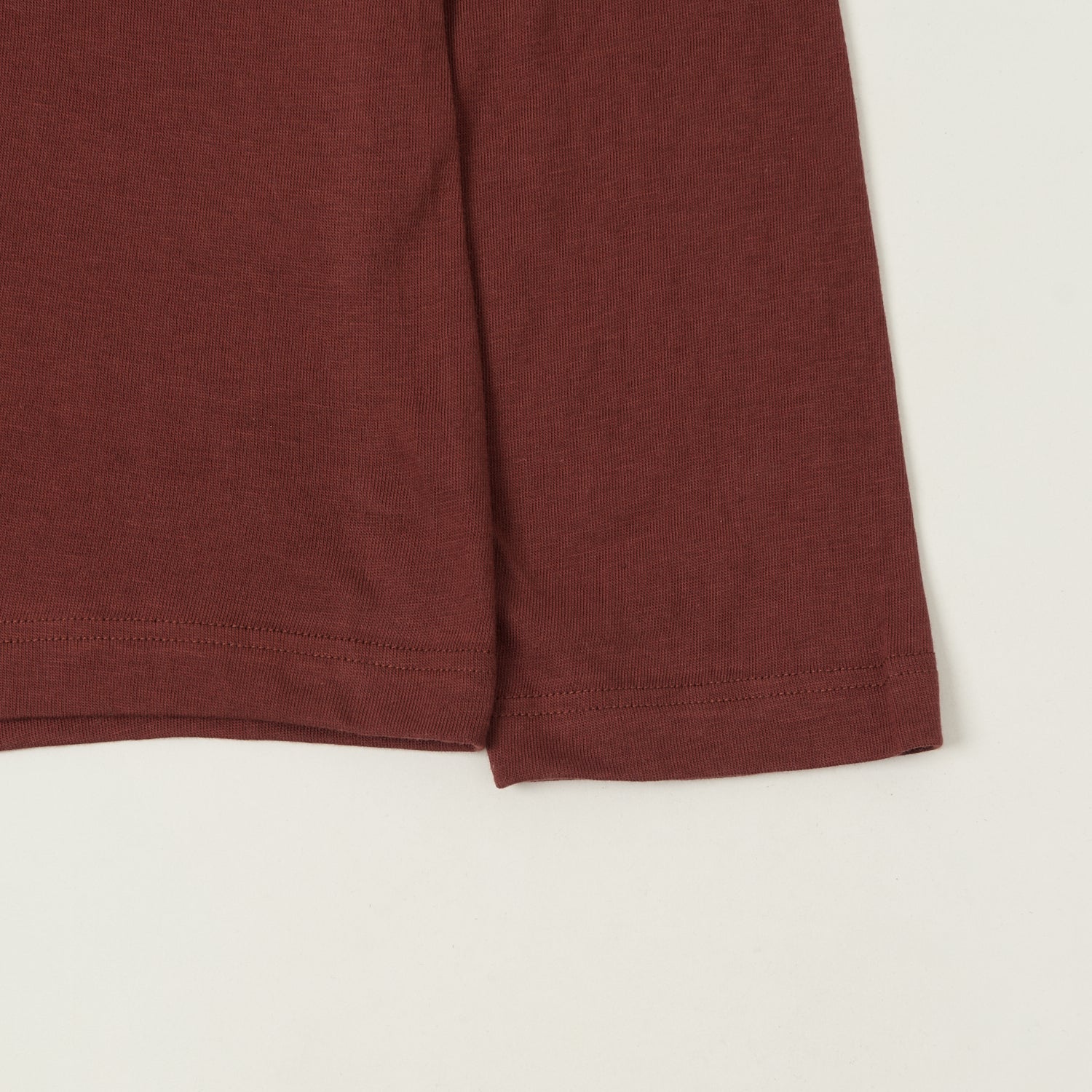 Merz b. Schwanen 1950s Lightweight Long Sleeve T-Shirt - Barn Red