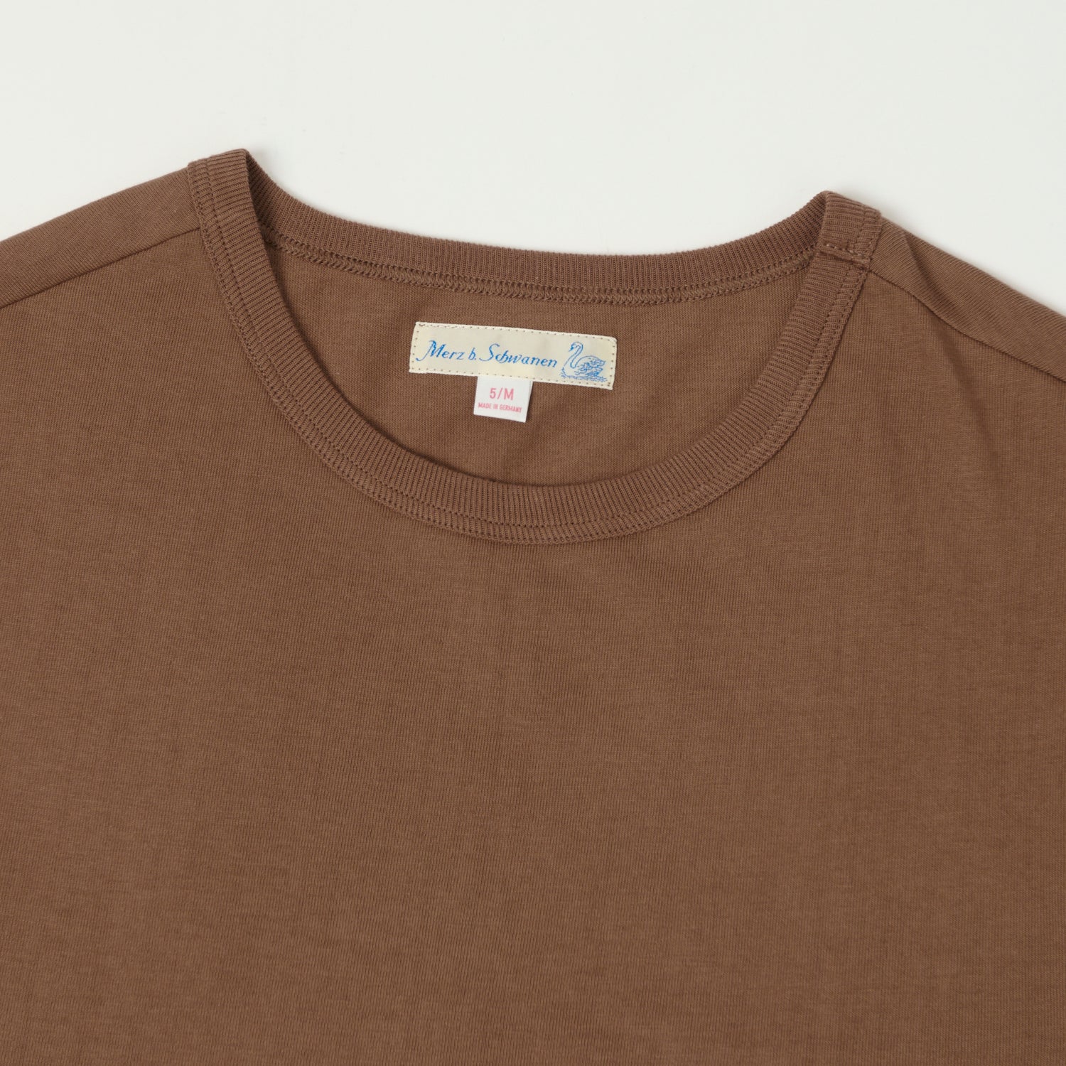 Merz b. Schwanen 1950s Classic Lightweight T-Shirt - Nut