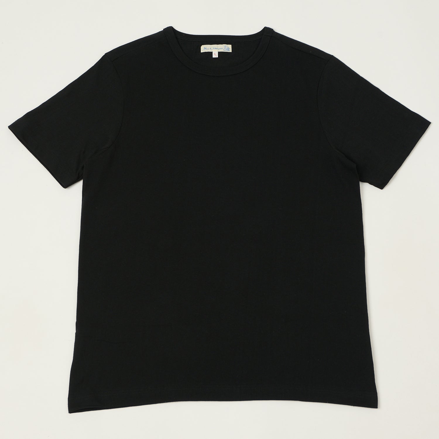 Merz b. Schwanen 1950s Classic Lightweight T-Shirt - Deep Black