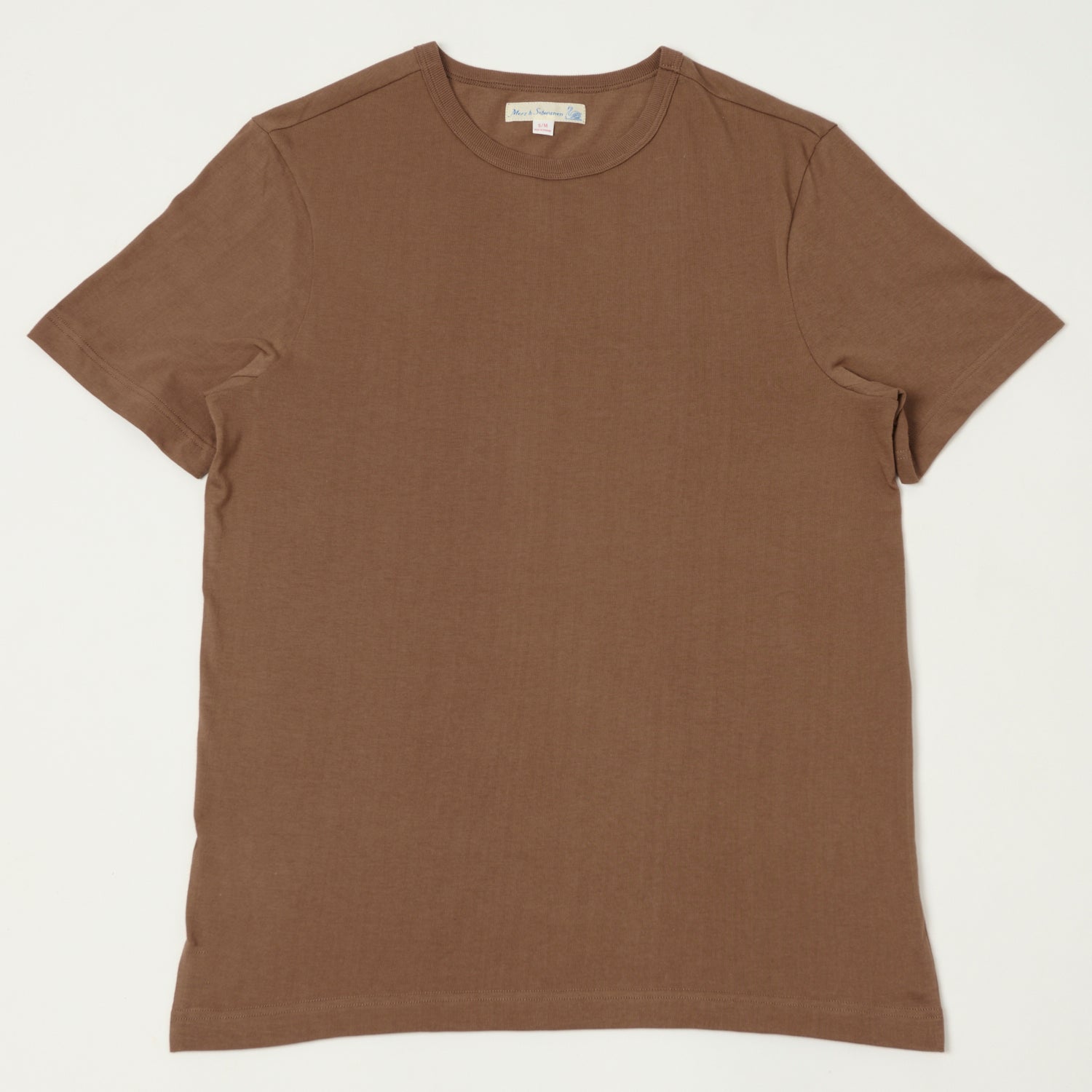 Merz b. Schwanen 1950s Classic Lightweight T-Shirt - Nut
