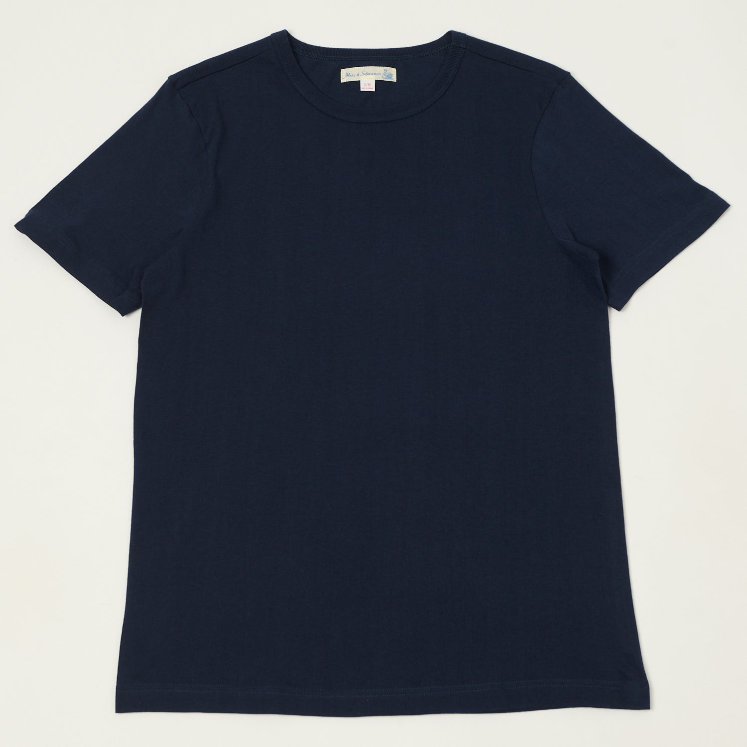 Merz b. Schwanen 1950s Classic Lightweight T-Shirt - Ink Blue