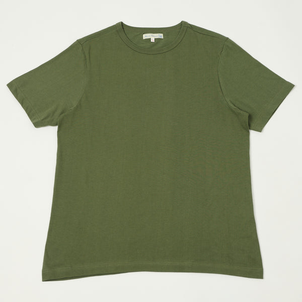 Merz b. Schwanen 1950s Crew Neck Tee - Army