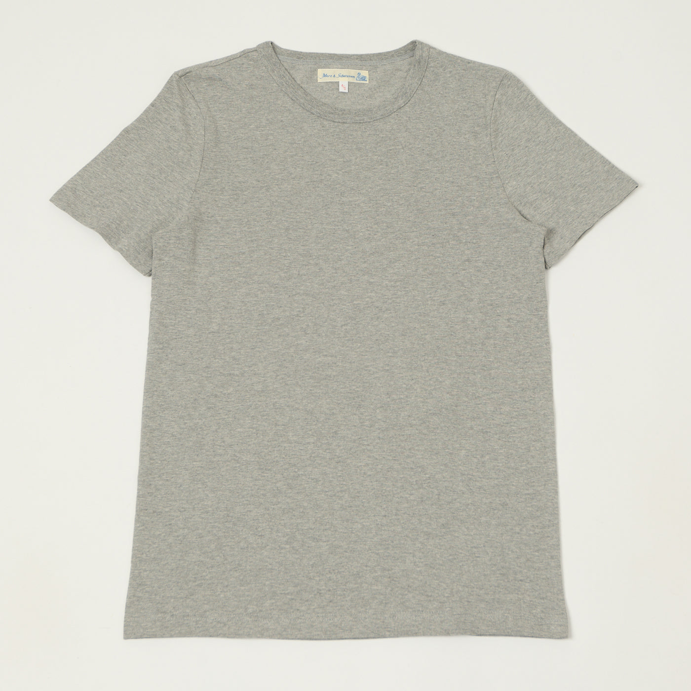 Merz b. Schwanen 1950s Classic Lightweight T-Shirt - Grey Melange