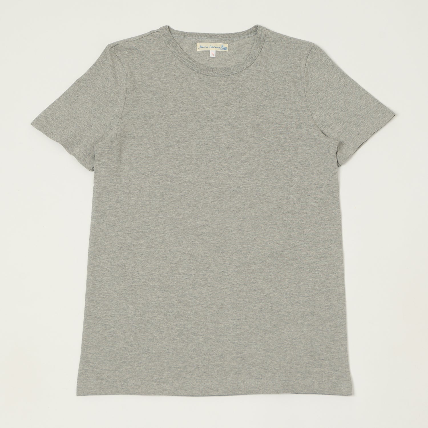 Merz b. Schwanen 1950s Classic Lightweight T-Shirt - Grey Melange