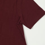 Merz b. Schwanen 1950s Crew Neck Tee - Ruby Red