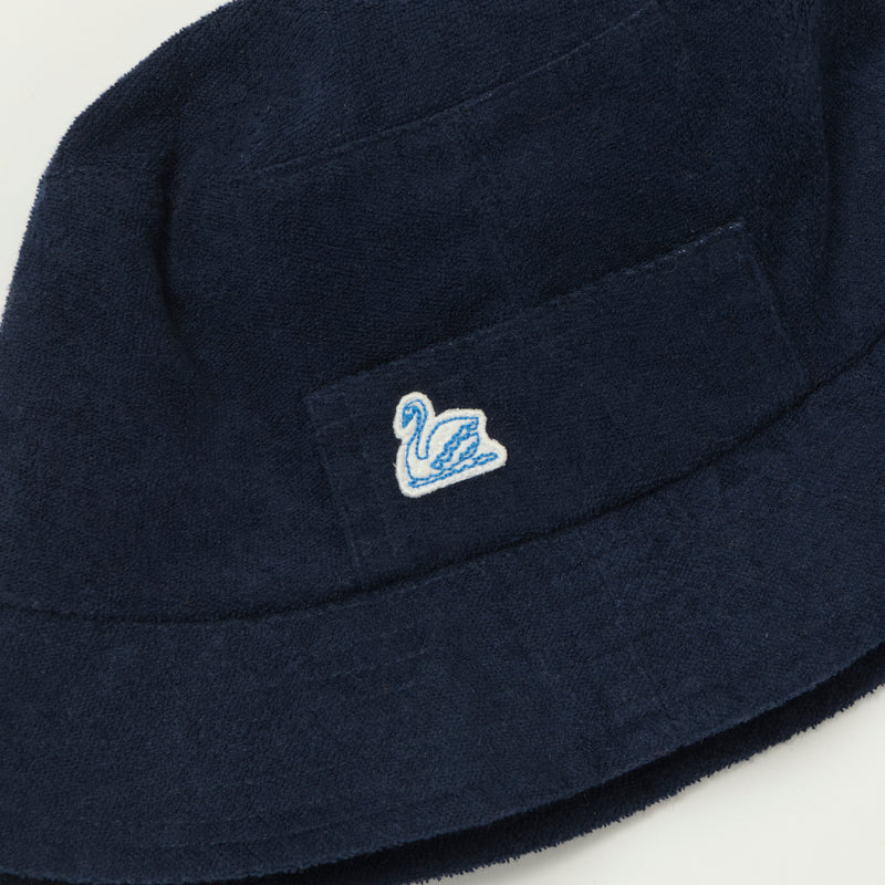 Merz b. Schwanen 'Good Basics' Bucket Hat - Deep Blue