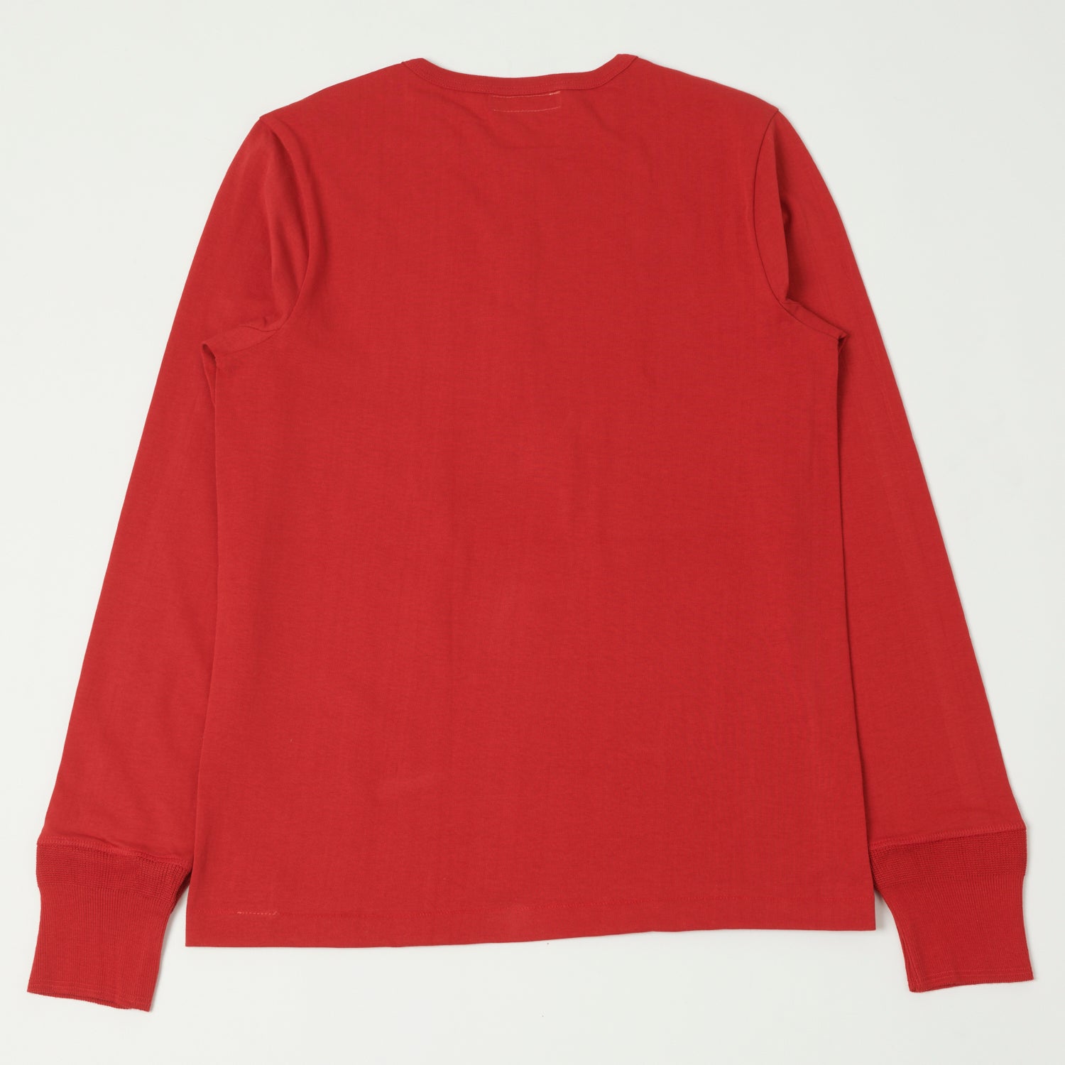 Merz b. Schwanen 206 Long Sleeve Henley - Red