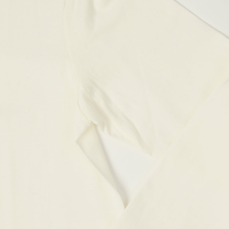 Merz b. Schwanen 206 Long Sleeve Henley - White