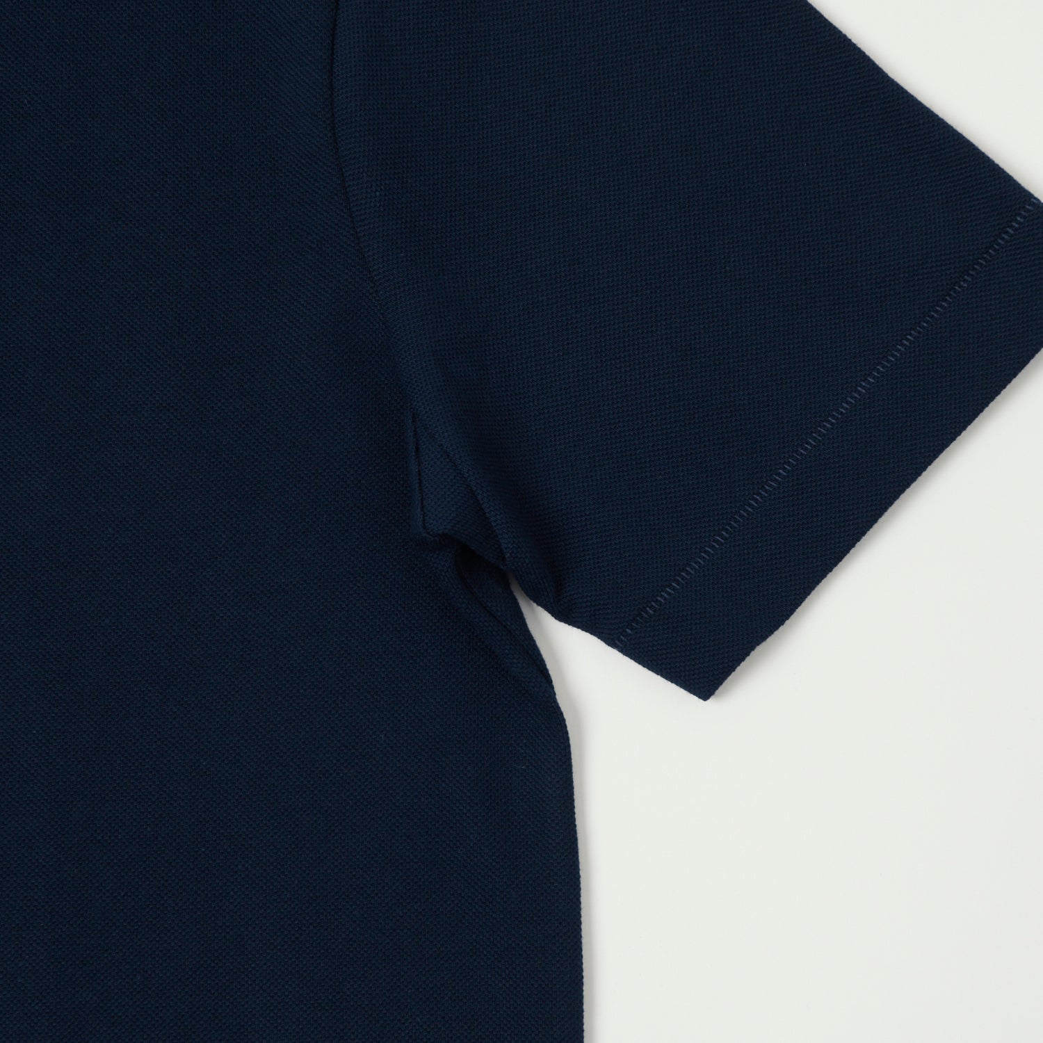 Merz b. Schwanen 214PK Relaxed Piquè T-Shirt - Ink Blue