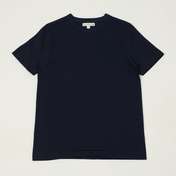Merz b. Schwanen 214 Relaxed T-Shirt - Ink Blue
