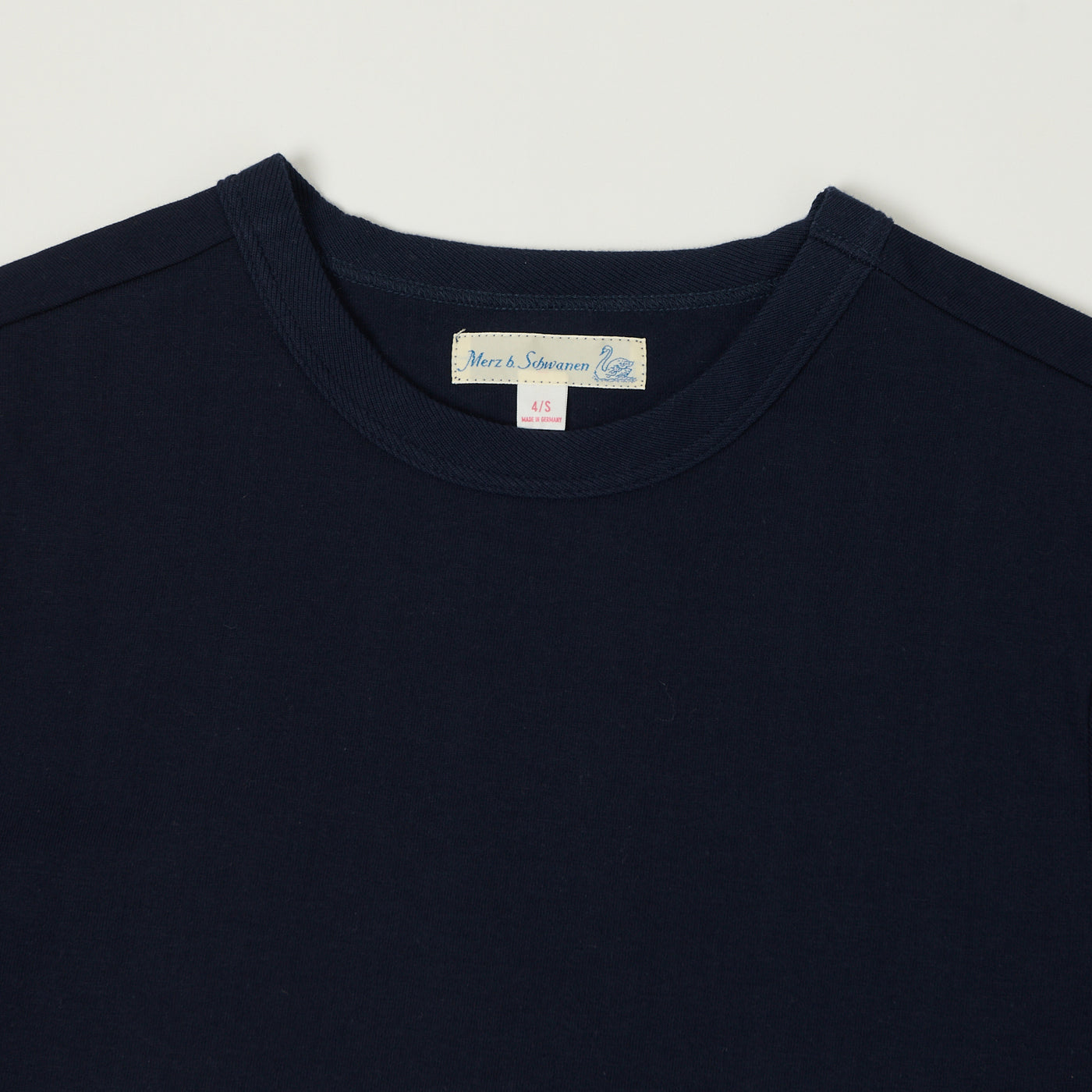 Merz b. Schwanen 214 Relaxed T-Shirt - Ink Blue